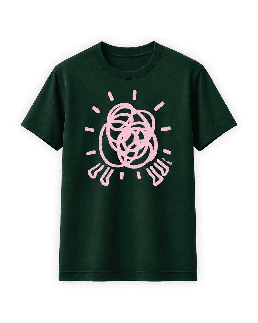 Green/Pink Logo T-Shirt