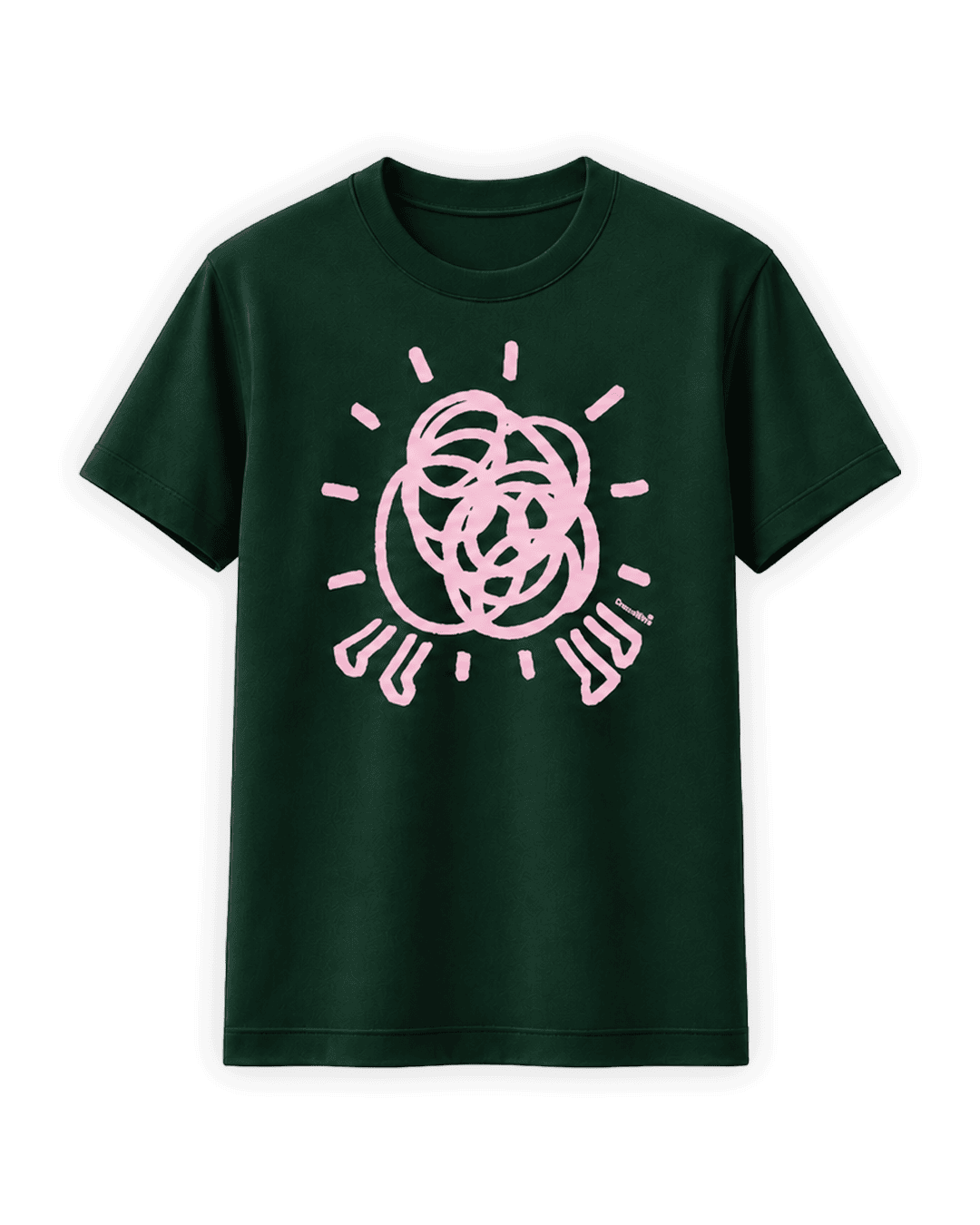 Green/Pink Logo T-Shirt