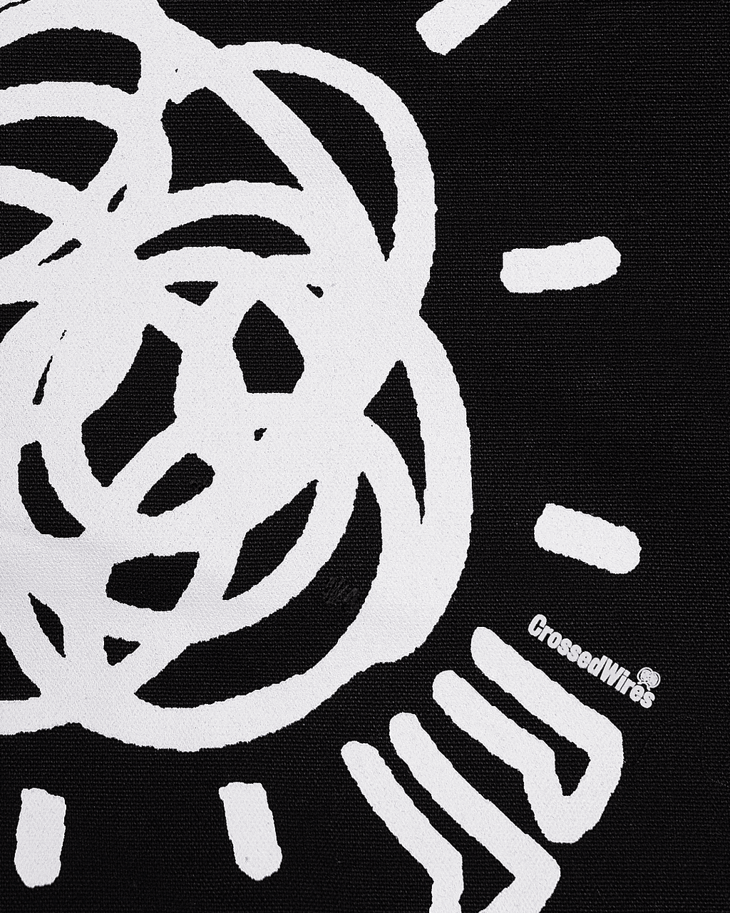 Black Logo Tote Bag