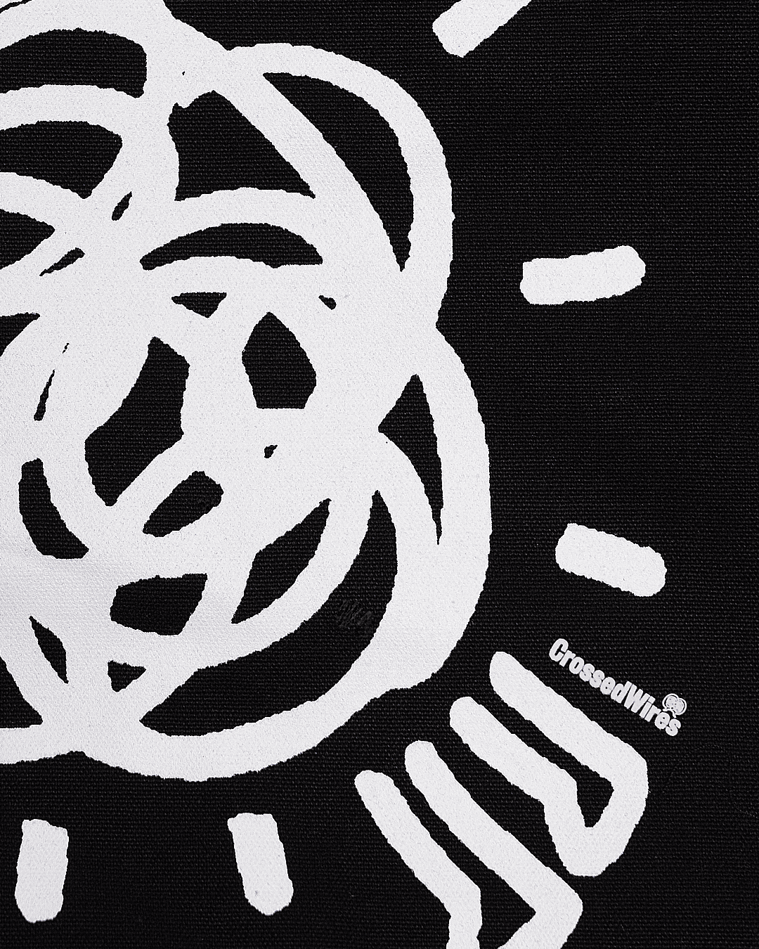 Black Logo Tote Bag
