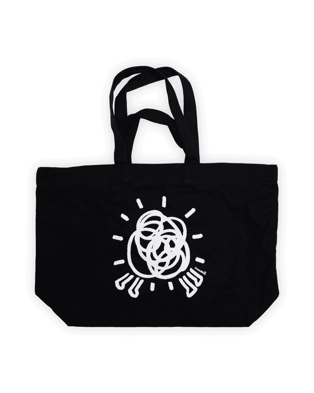 Black Logo Tote Bag